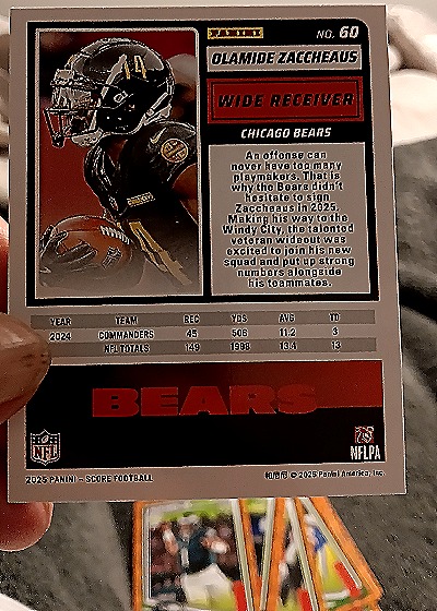 2025 Panini Score-A-Treat #60 Olamide Zaccheaus — back
