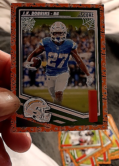 2025 Panini Score-A-Treat #296 J.K. Dobbins — front
