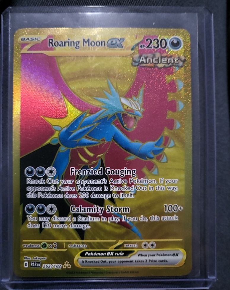 2023 Pokémon SV04: Paradox Rift #262 Roaring Moon ex — front