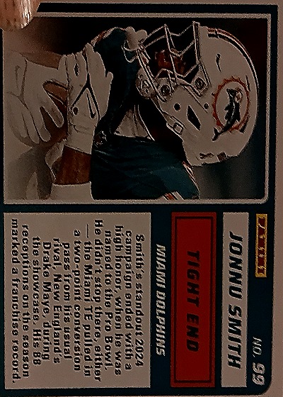 2025 Panini Score-A-Treat #99 Jonnu Smith — back