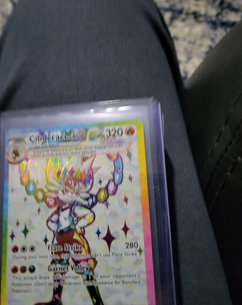 2024 Pokémon Stellar Crown #157 Cinderace ex — front