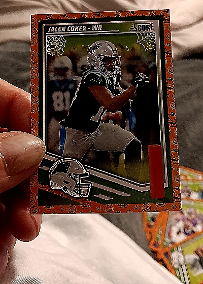 2025 Panini Score #74 Jalen Coker — front