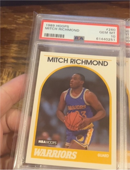1989 Hoops #260 Mitch Richmond — front