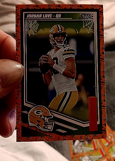 2025 Panini Score-A-Treat Pumpkins #119 Jordan Love — front