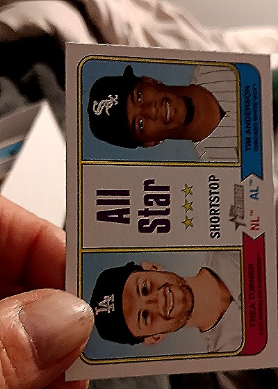 1974 Topps #335 All Star Third Shortstops Tim Anderson / Trea Turner — front