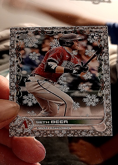 2022 Topps Holiday #HW114 Seth Beer — front