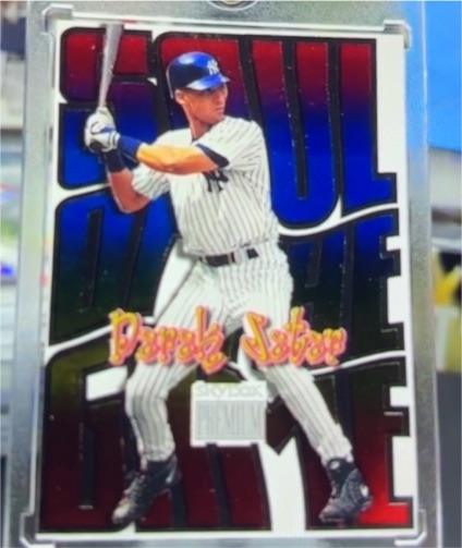 1999 Skybox Premium Soul of the Game #4SG Derek Jeter — front