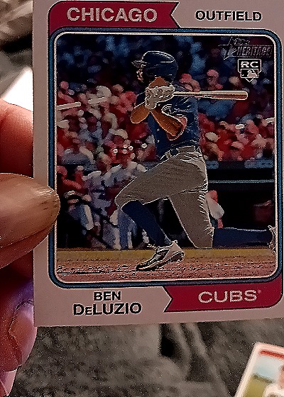 2023 Topps Heritage #306 Ben DeLuzio — front
