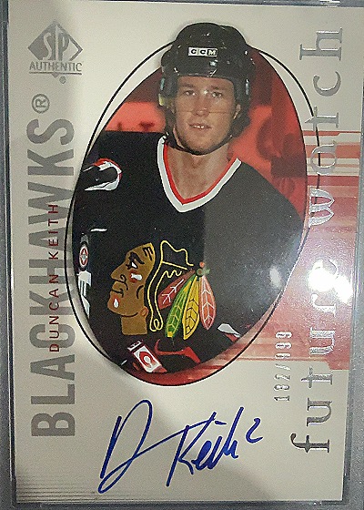 2005-06 Upper Deck SP Authentic #147 Duncan Keith — front