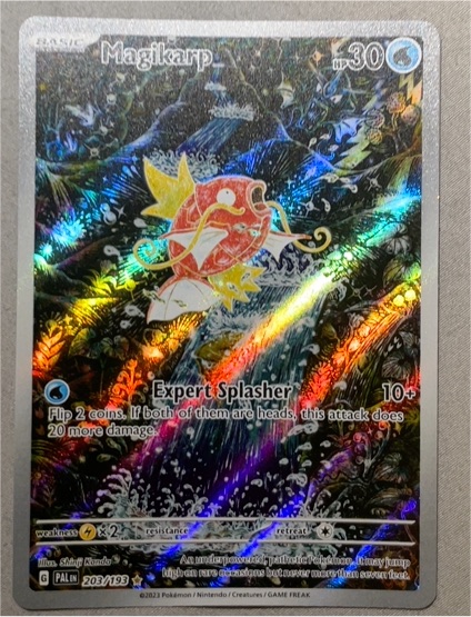 2023 Pokémon Scarlet & Violet Paldea Evolved #203 Magikarp Illustration Rare — front