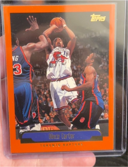 1999-00 Topps #98 Vince Carter — front