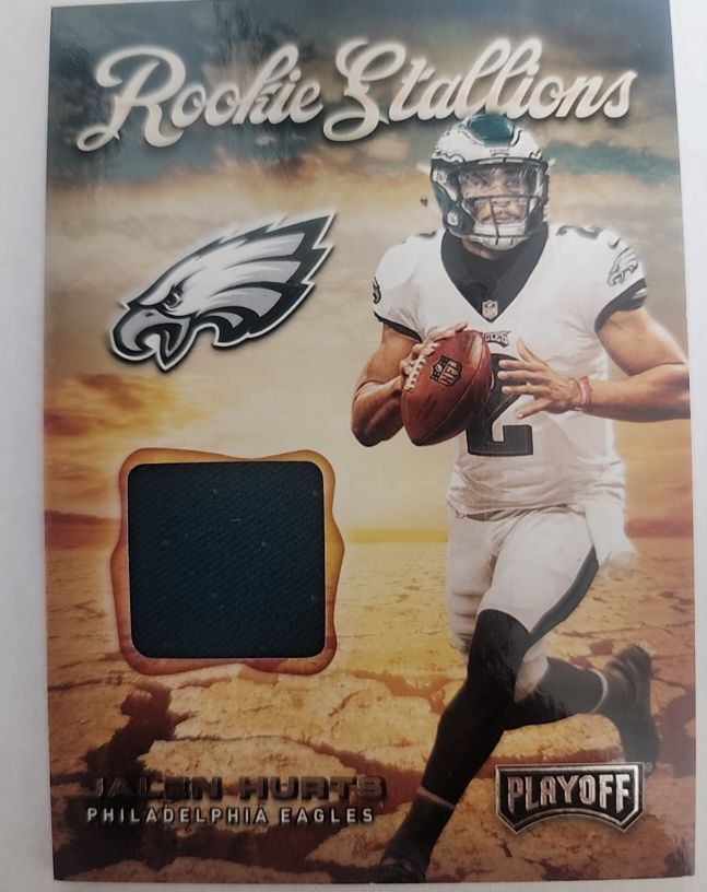 2020 Panini Playoff Rookie Stallions #RS-14 Jalen Hurts — front