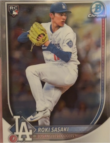 2025 Bowman Chrome #12 Roki Sasaki — front