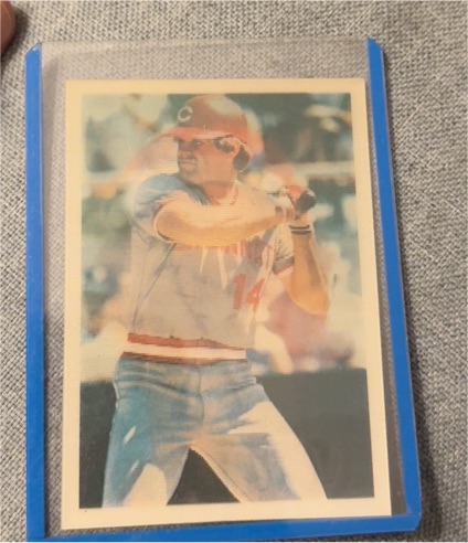 1986 Sportflics #14 Pete Rose — front