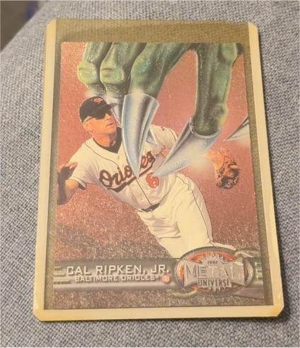 1997 Fleer Metal Universe #8 Cal Ripken Jr. — front