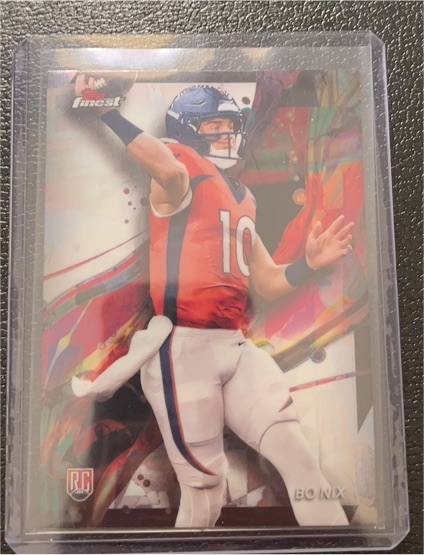 2024 Topps Finest #63 Bo Nix — front