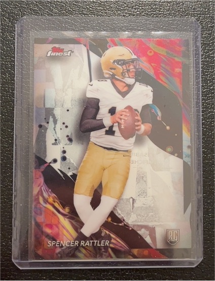 2024 Topps Finest #64 Spencer Rattler — front