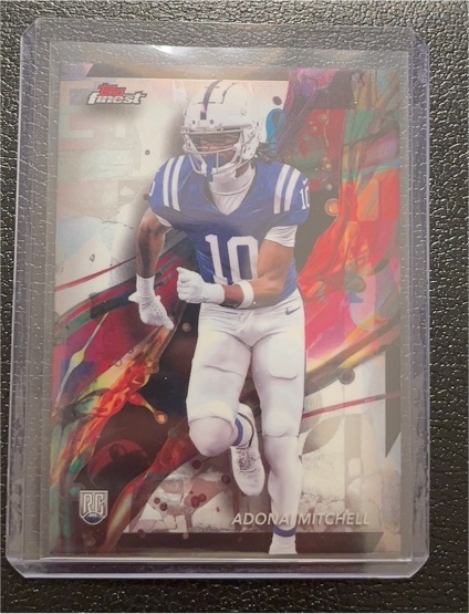 2024 Topps Finest #85 Adonai Mitchell — front