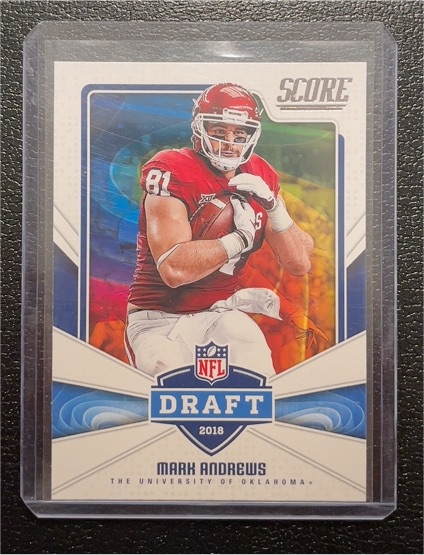 2018 Panini Score NFL Draft #27 Mark Andrews — front