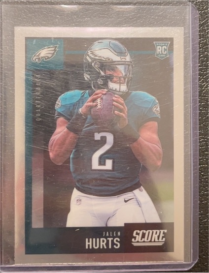 2020 Panini Chronicles Score #457 Jalen Hurts — front