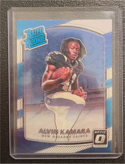 2017 Donruss Optic #199 Alvin Kamara — front