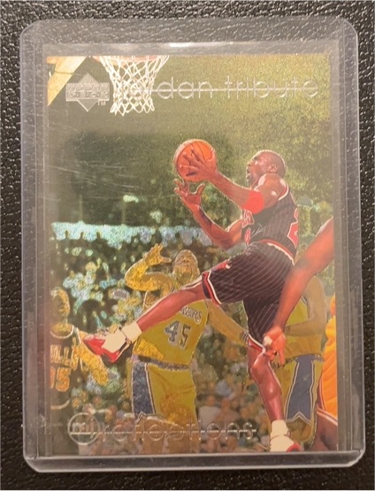 1997-98 Upper Deck Michael Jordan Tribute #MJ74 Michael Jordan — front