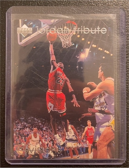 1997 Upper Deck Jordan Tribute #MJ20 Michael Jordan — front