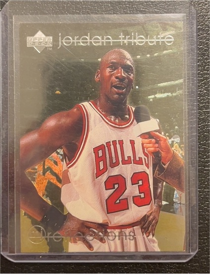 1997-98 Upper Deck Michael Jordan Tribute #MJ76 Michael Jordan — front