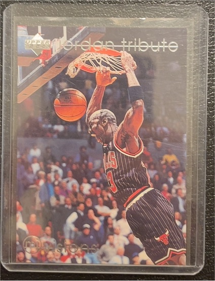 1998 Upper Deck Michael Jordan Tribute Visions — front