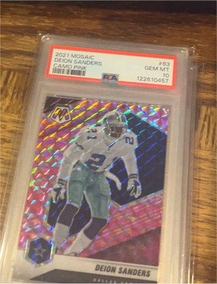 2021 Panini Mosaic #53 Deion Sanders — front