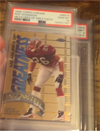 1998 Topps Chrome #MG14 Rod Woodson Measures of Greatness — front