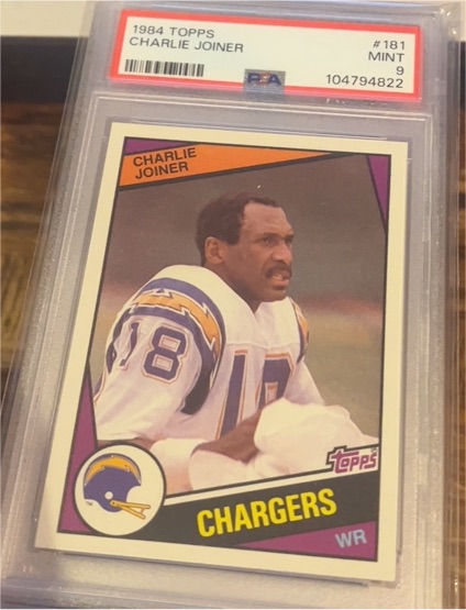 1984 Topps #181 Charlie Joiner — front