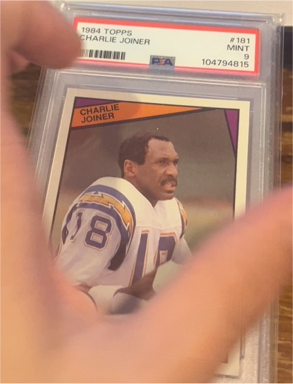 1984 Topps #181 Charlie Joiner — front