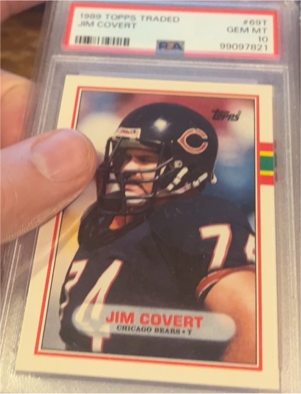 1989 Topps Traded #69T Jim Covert — front