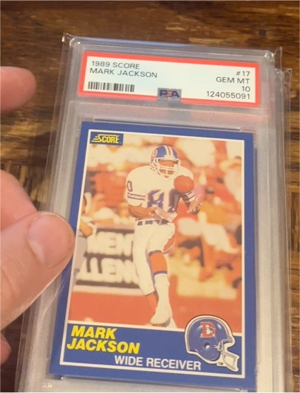 1989 Score #17 Mark Jackson — front
