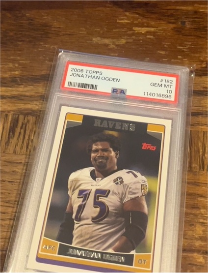 2006 Topps #182 Jonathan Ogden — front