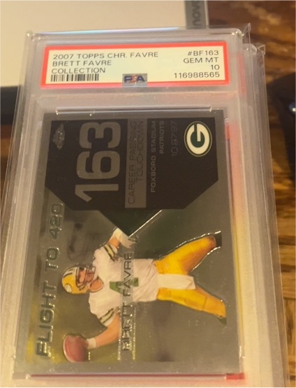 2007 Topps Chrome #BF163 Brett Favre — front