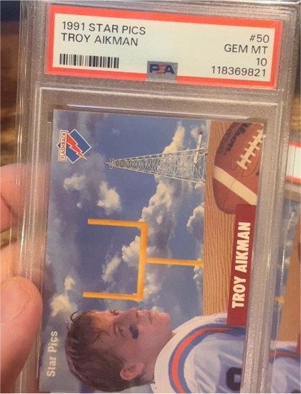 1991 Star Pics #50 Troy Aikman — front