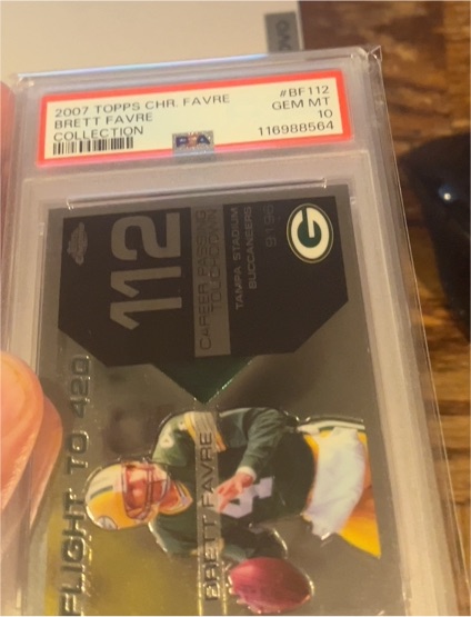 2007 Topps Chrome #BF112 Brett Favre — front