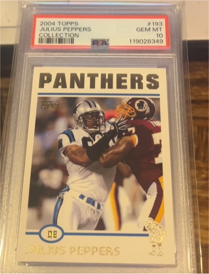 2004 Topps #193 Julius Peppers — front