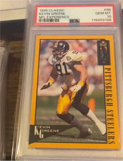 1995 Classic NFL Experience #86 Kevin Greene — front