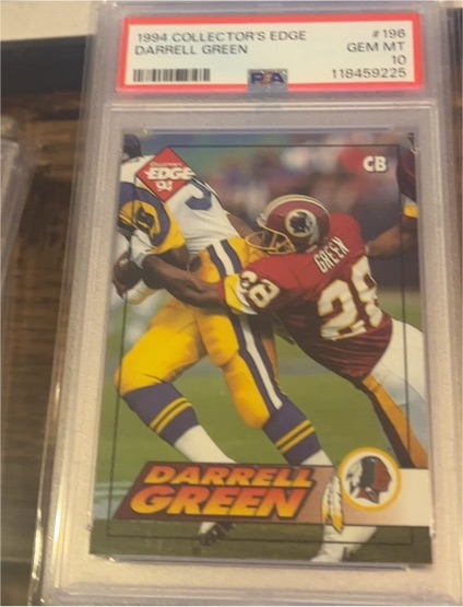 1994 Collector's Edge #196 Darrell Green — front