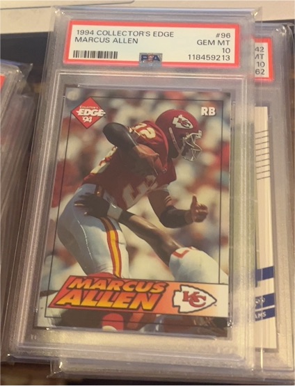 1994 Collector's Edge #96 Marcus Allen — front