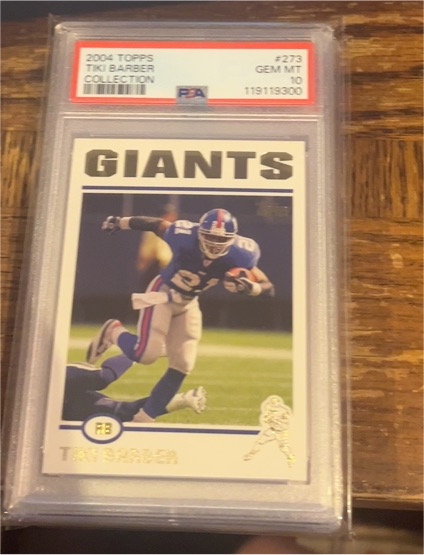 2004 Topps Collection #273 Tiki Barber — front