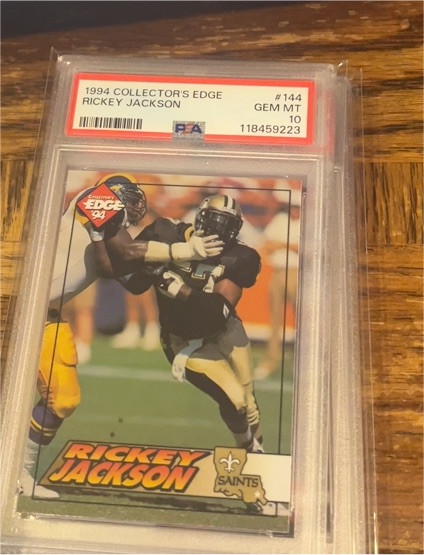 1994 Collector's Edge #144 Rickey Jackson — front
