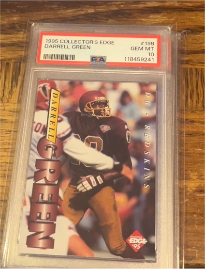 1995 Collector's Edge #198 Darrell Green — front