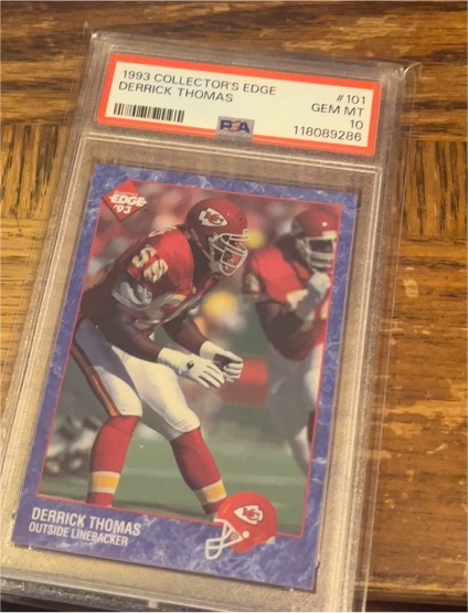 1993 Collector's Edge #101 Derrick Thomas — front