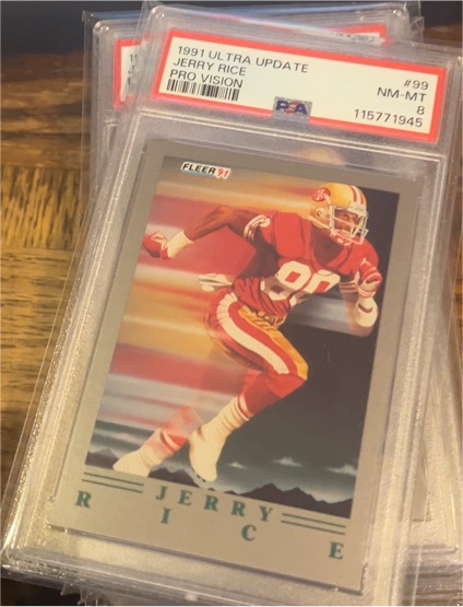 1991 Ultra Update #99 Jerry Rice — front