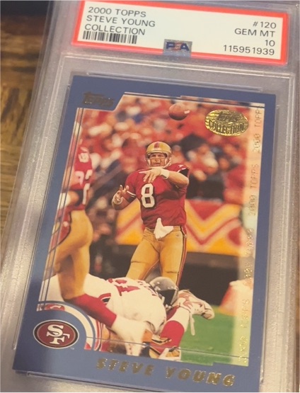 2000 Topps #120 Steve Young — front