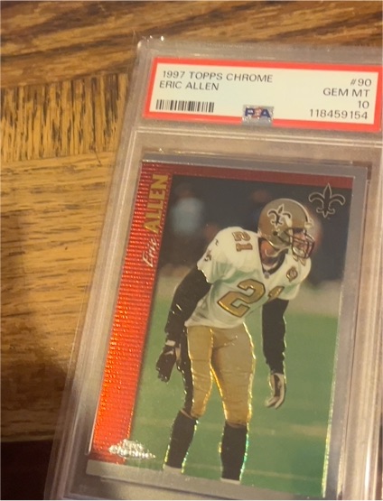 1997 Topps Chrome #90 Eric Allen — front